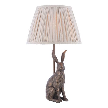 Laura Ashley Hare Table Lamp Antique Bronze With Shade