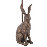Laura Ashley Hare Table Lamp Antique Bronze With Shade