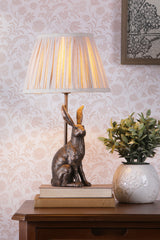 Laura Ashley Hare Table Lamp Antique Bronze With Shade