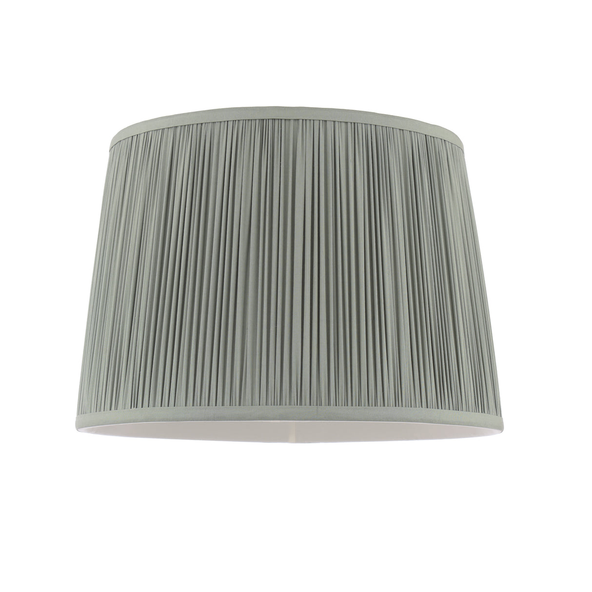 Laura Ashley Hemsley Green 100% Silk Tapered Drum Shade 30.5cm