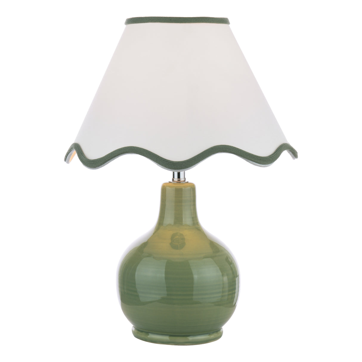 Laura Ashley Bramhope Table Lamp Green With Shade