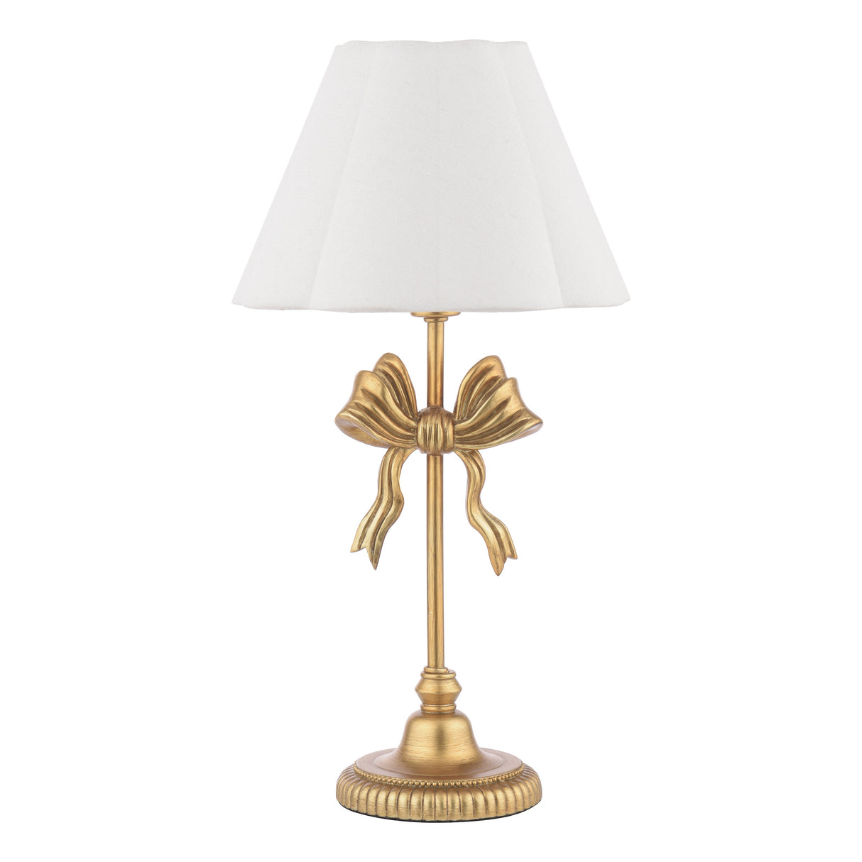 Laura Ashley Larkfield Table Lamp Antique Gold With Shade