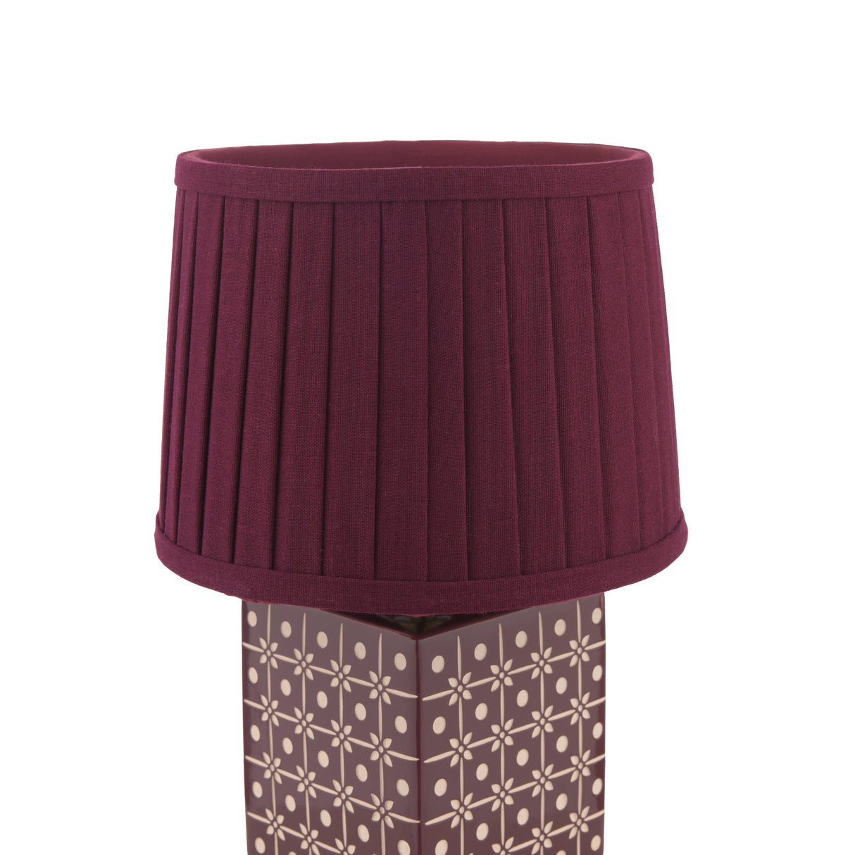 Laura Ashley Claudina Table Lamp Purple With Shade