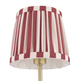 Laura Ashley Denwick Wall Light Matt Antique Brass With Red Shade