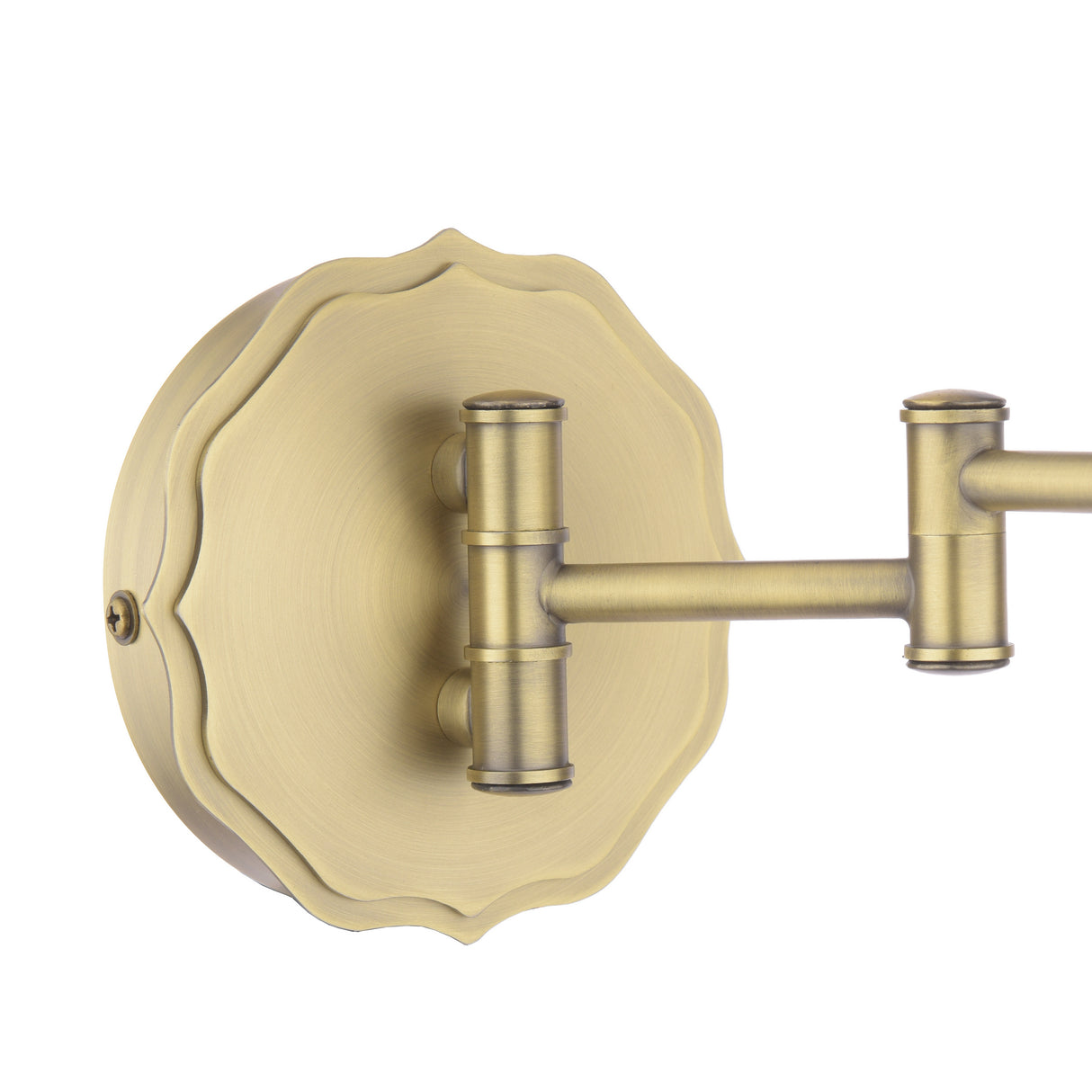 Laura Ashley Denwick Wall Light Matt Antique Brass With Green Shade