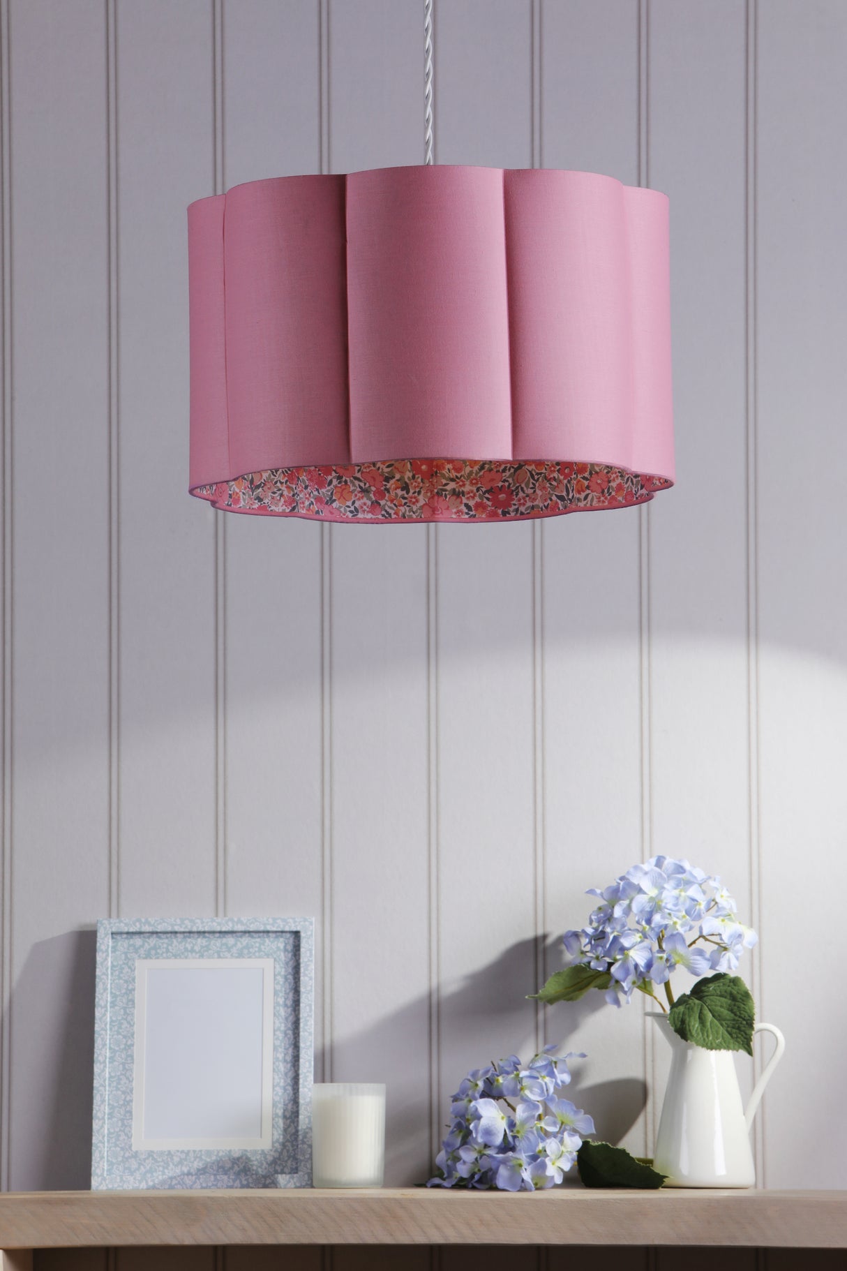 Laura Ashley Loveston Lamp Shade Pink