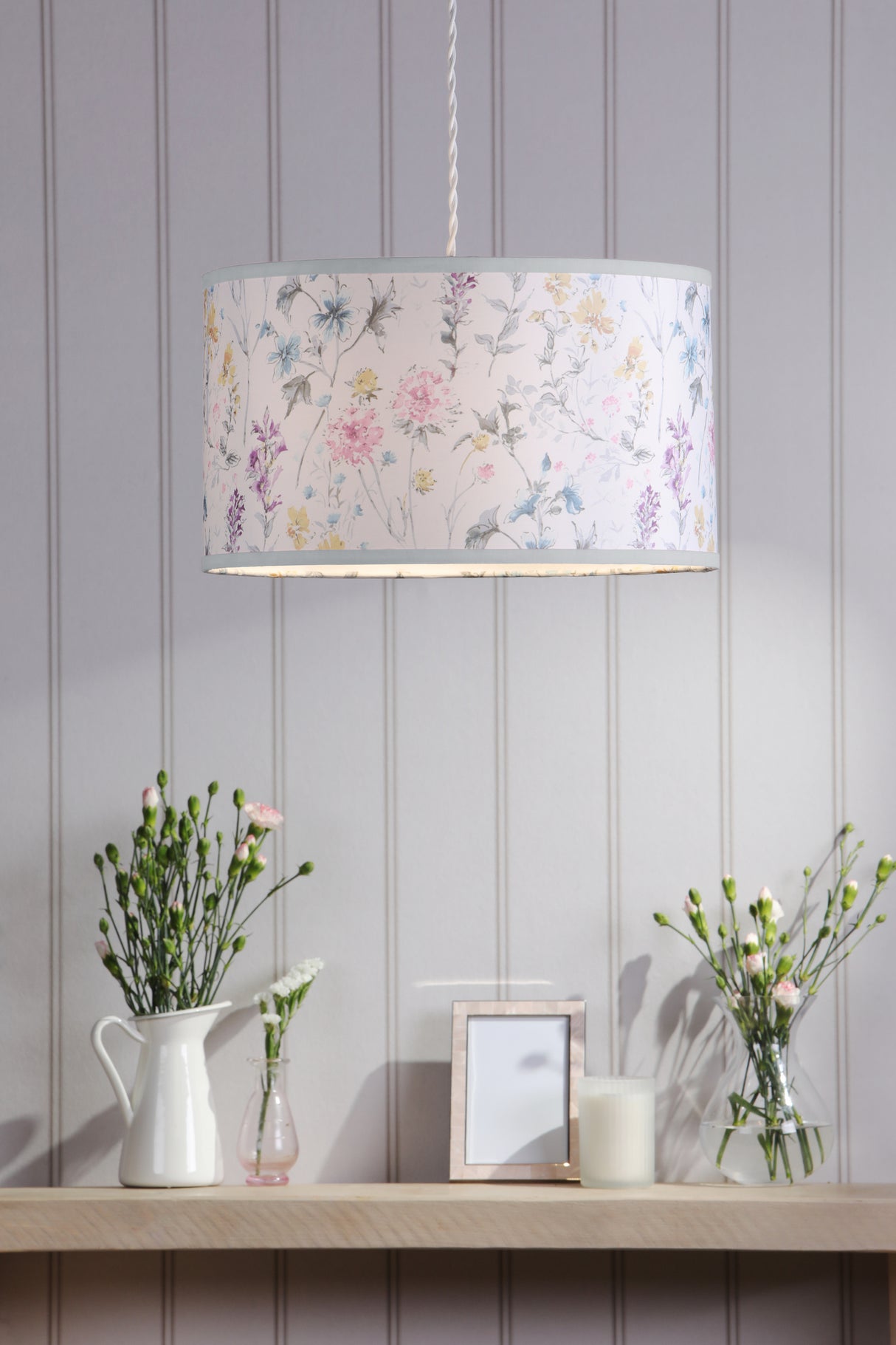 Laura Ashley Wild Meadow Multi Lamp Shade Multi Coloured