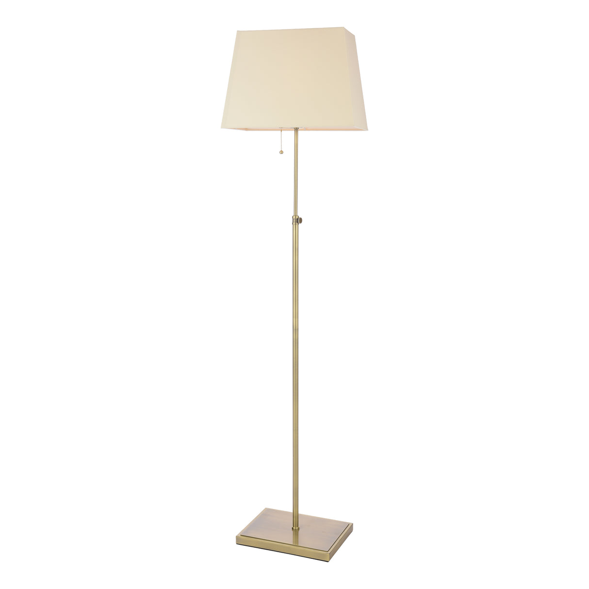 Laura Ashley Bartley Floor Lamp Antique Brass With Shade