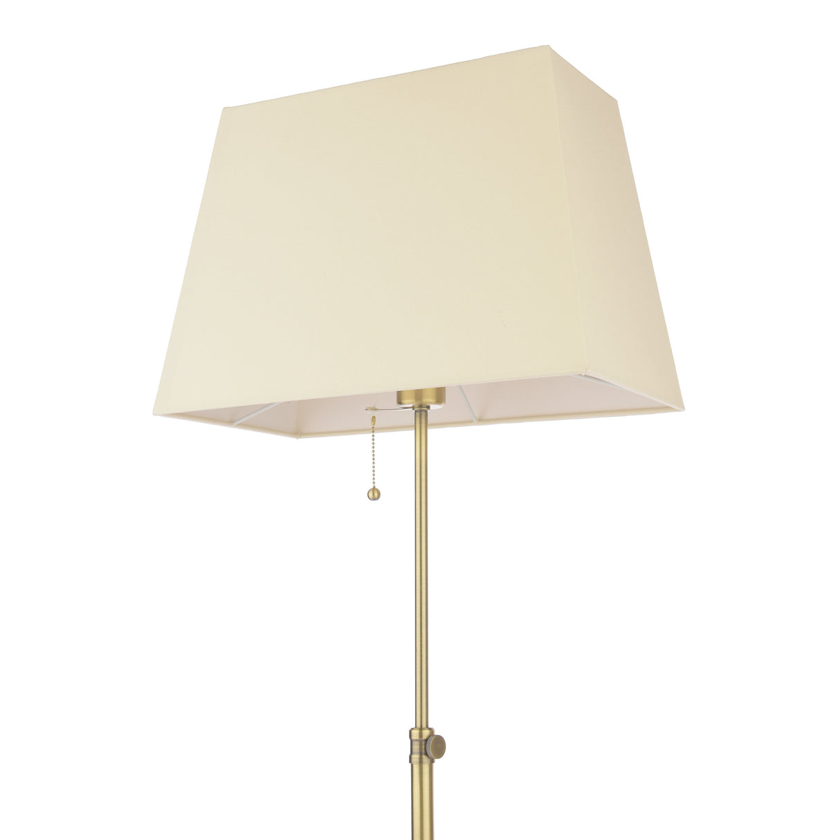 Laura Ashley Bartley Floor Lamp Antique Brass With Shade