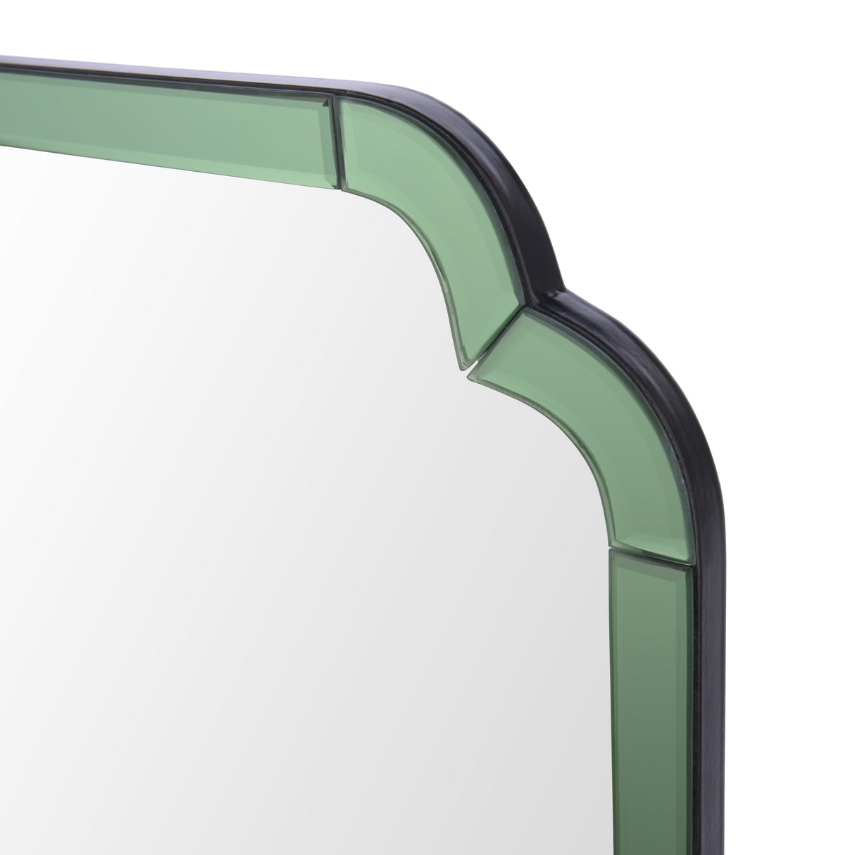 Laura Ashley Martham Square Green Mirror 65 X 65cm