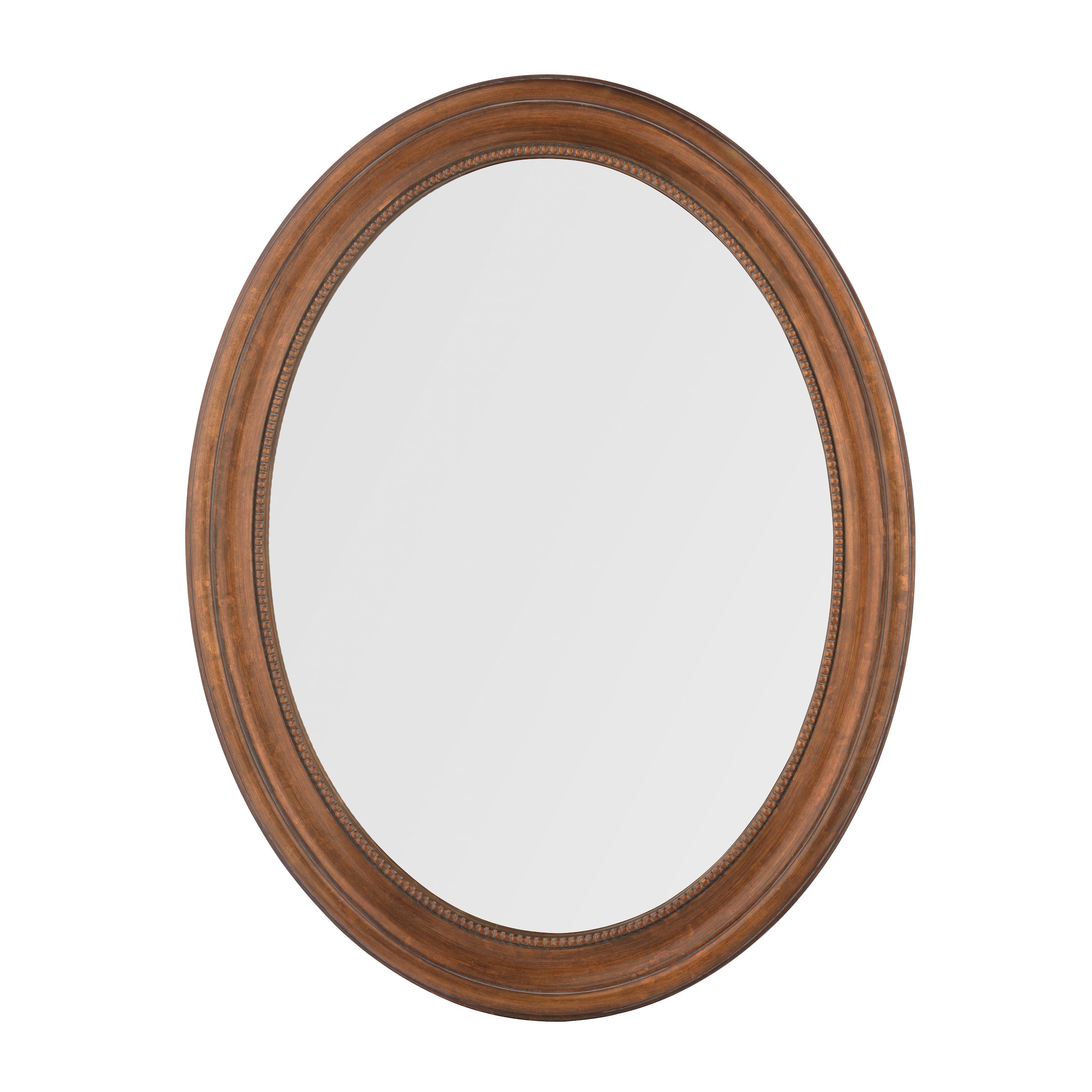 Laura Ashley Fennor Oval Mirror Brown 90x70cm – Amos Lighting + Home