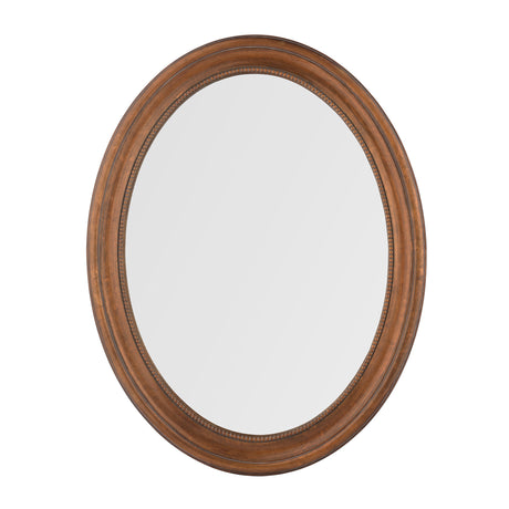 Laura Ashley Fennor Oval Mirror Brown 90 X 70cm