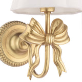 Laura Ashley Larkfield Wall Light Antique Gold With Shade