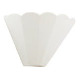 Laura Ashley Scallop Wall Washer White Ceramic