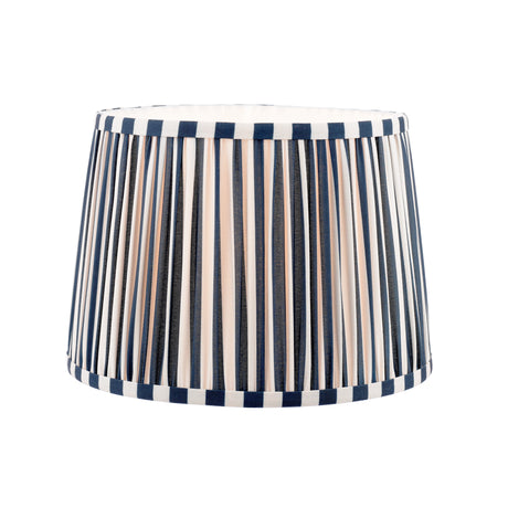 Laura Ashley Denwick Blue Cotton Tapered Drum Shade 30cm/12 inch