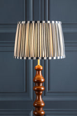 Laura Ashley Denwick Blue Cotton Tapered Drum Shade 30cm/12 inch