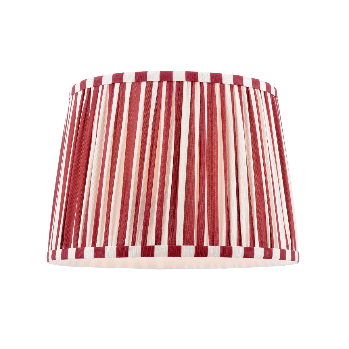 Laura Ashley Denwick Red Cotton Tapered Drum Shade 30cm/12 inch