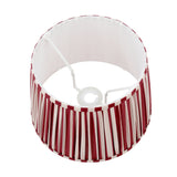 Laura Ashley Denwick Red Cotton Tapered Drum Shade 30cm/12 inch