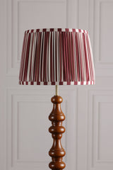 Laura Ashley Denwick Red Cotton Tapered Drum Shade 30cm/12 inch