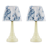 Laura Ashley Adwick Twin Pack Table Lamp Cream Ceramic With Shade
