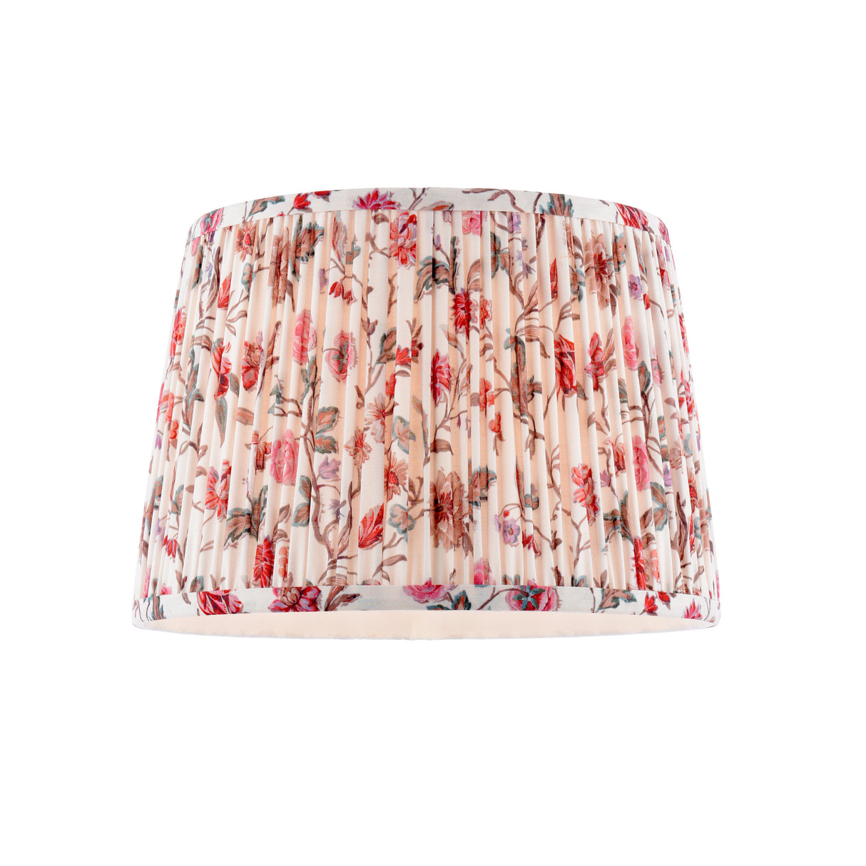 Laura Ashley Lingmell Trail Cream Cotton Tapered Drum Shade 30cm/12 inch