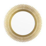 Laura Ashley Round Rushden Mirror Gold 60cm