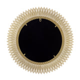 Laura Ashley Round Rushden Mirror Gold 60cm