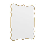 Laura Ashley Medora Rectangle Mirror Matt Gold 64.5 X 49.5cm