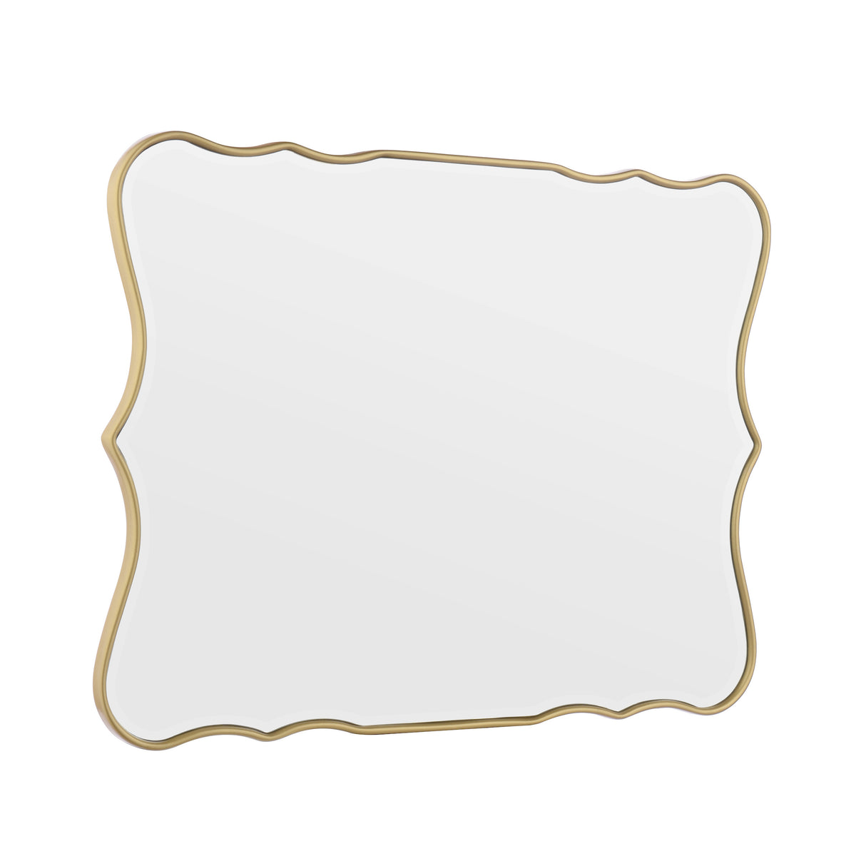 Laura Ashley Medora Rectangle Mirror Matt Gold 64.5 X 49.5cm