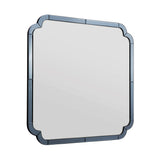 Laura Ashley Martham Square Mirror Smoked Blue 65 X 65cm