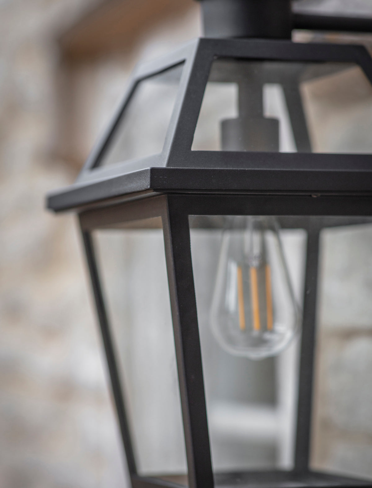 Garden Trading Harrow Wall Light Iron Black