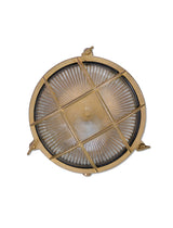 Garden Trading Devonport Round Bulk Head Light Brass