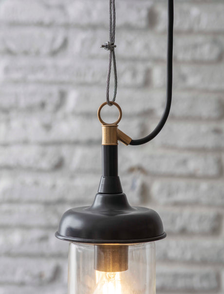Garden Trading Harbour Outdoor Pendant Carbon Black