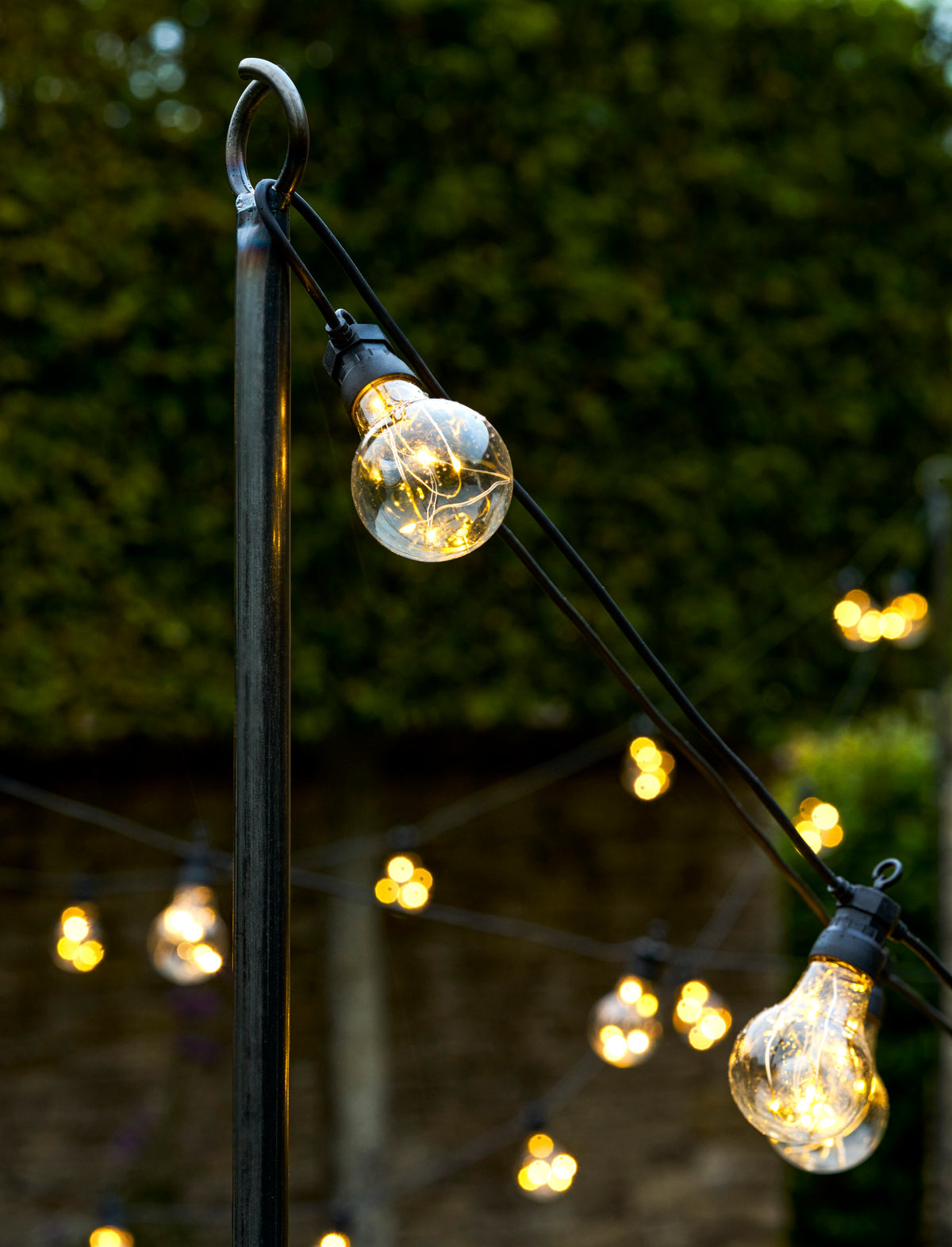 Garden Trading Festoon Lights Classic 20 Bulbs - Black