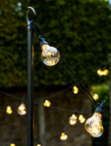 Garden Trading Festoon Lights Classic 20 Bulbs - Black