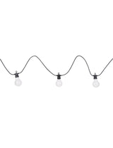 Garden Trading Festoon Lights Classic Solar 20 Bulbs - Black