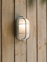 Garden Trading Chatham Bulk Head Light Oval Grey
