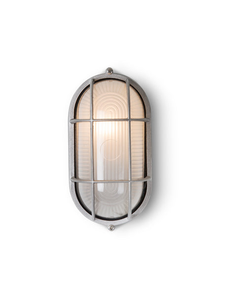 Garden Trading Chatham Bulk Head Light Oval Grey
