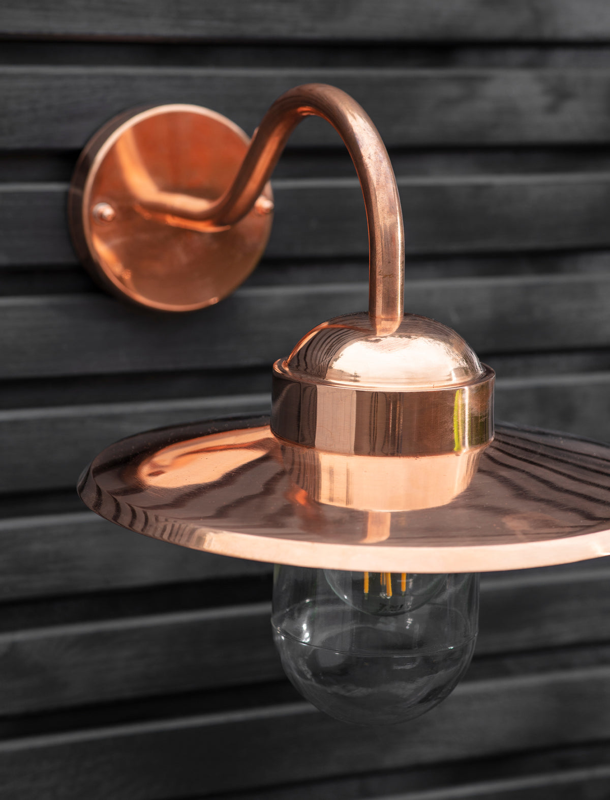 Garden Trading Howick Wall Light Raw Copper