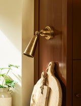 Garden Trading Longborough Wall Light Antique Brass Finish