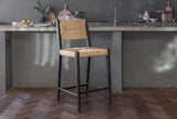 Nkuku Lohanda Acacia & Munja Grass Counter Chair