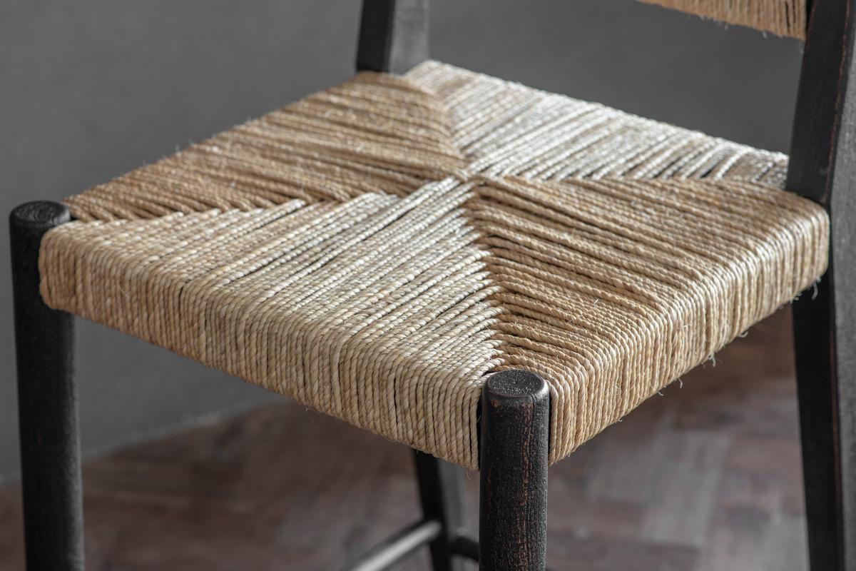 Nkuku Lohanda Acacia & Munja Grass Counter Chair