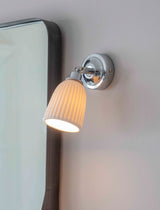 Garden Trading Alma Bathroom Spotlight Ceramic, Chrome
