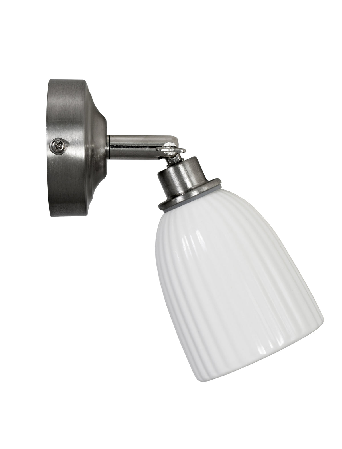 Garden Trading Alma Bathroom Spotlight Ceramic, Chrome