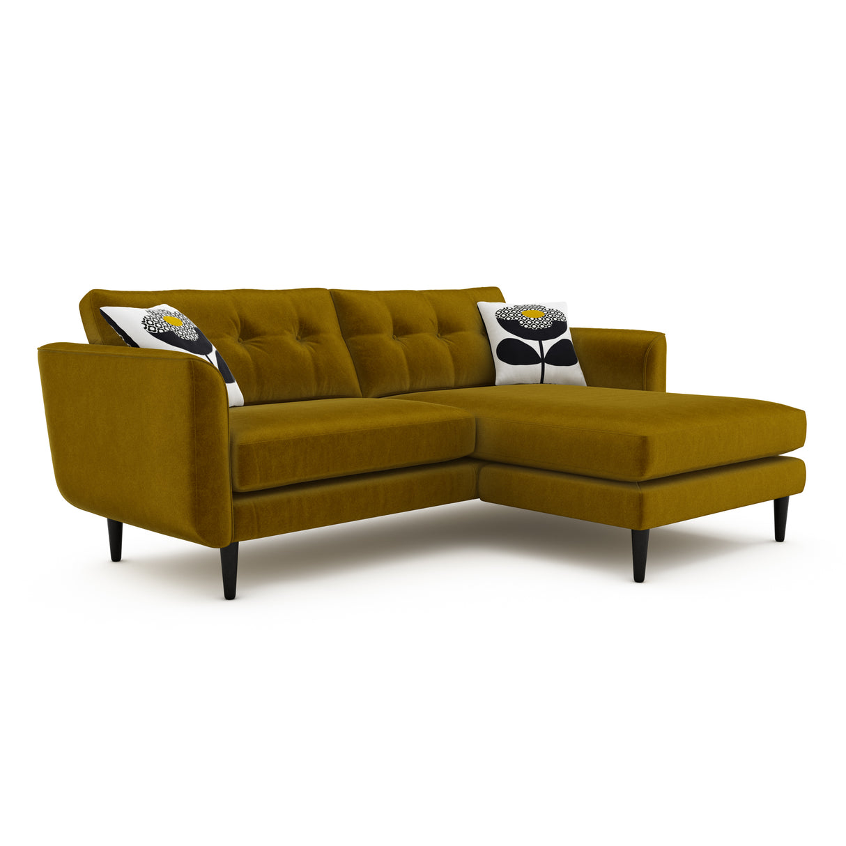 Orla Kiely Linden Large Sofa Chaise Right from Amos Lighting + Home