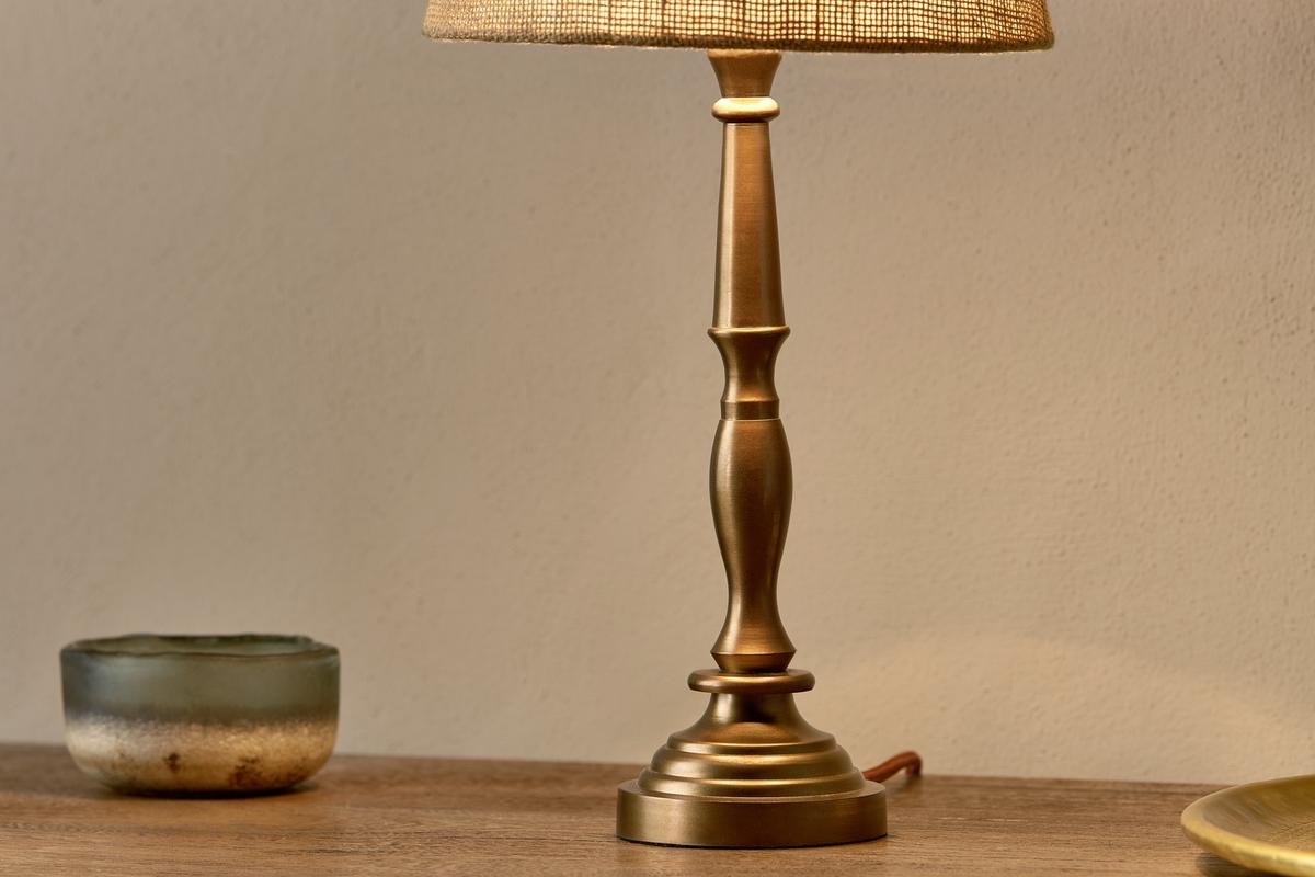 Nkuku Lele Solid Brass Table Lamp