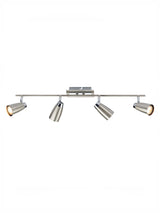 Dar Loft 4 Bar Spotlight Satin Chrome/ Polished Chrome –  from Amos Lighting + Home