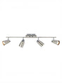 Dar Loft 4 Bar Spotlight Satin Chrome/ Polished Chrome –  from Amos Lighting + Home