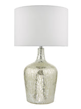 Dar Lolek Dual Light Table Lamp Silver Glass With Shade –  from Amos Lighting + Home