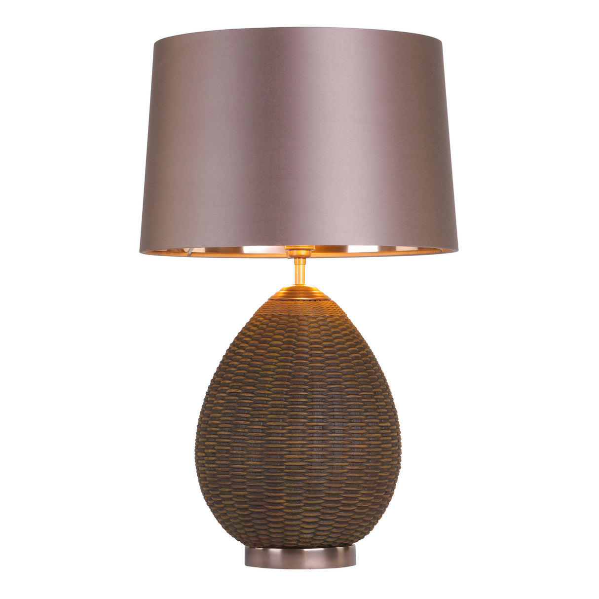 David Hunt Lombok Table Lamp Brown Base Only